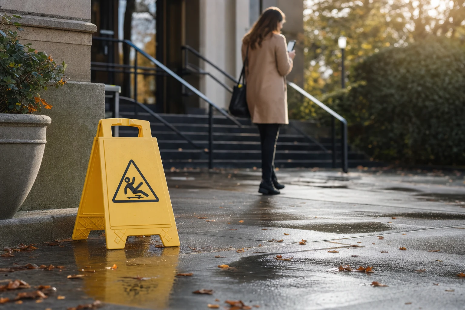 An injured individual discussing their premises liability case with an experienced personal injury attorney at Pacific Injury Law Firm.