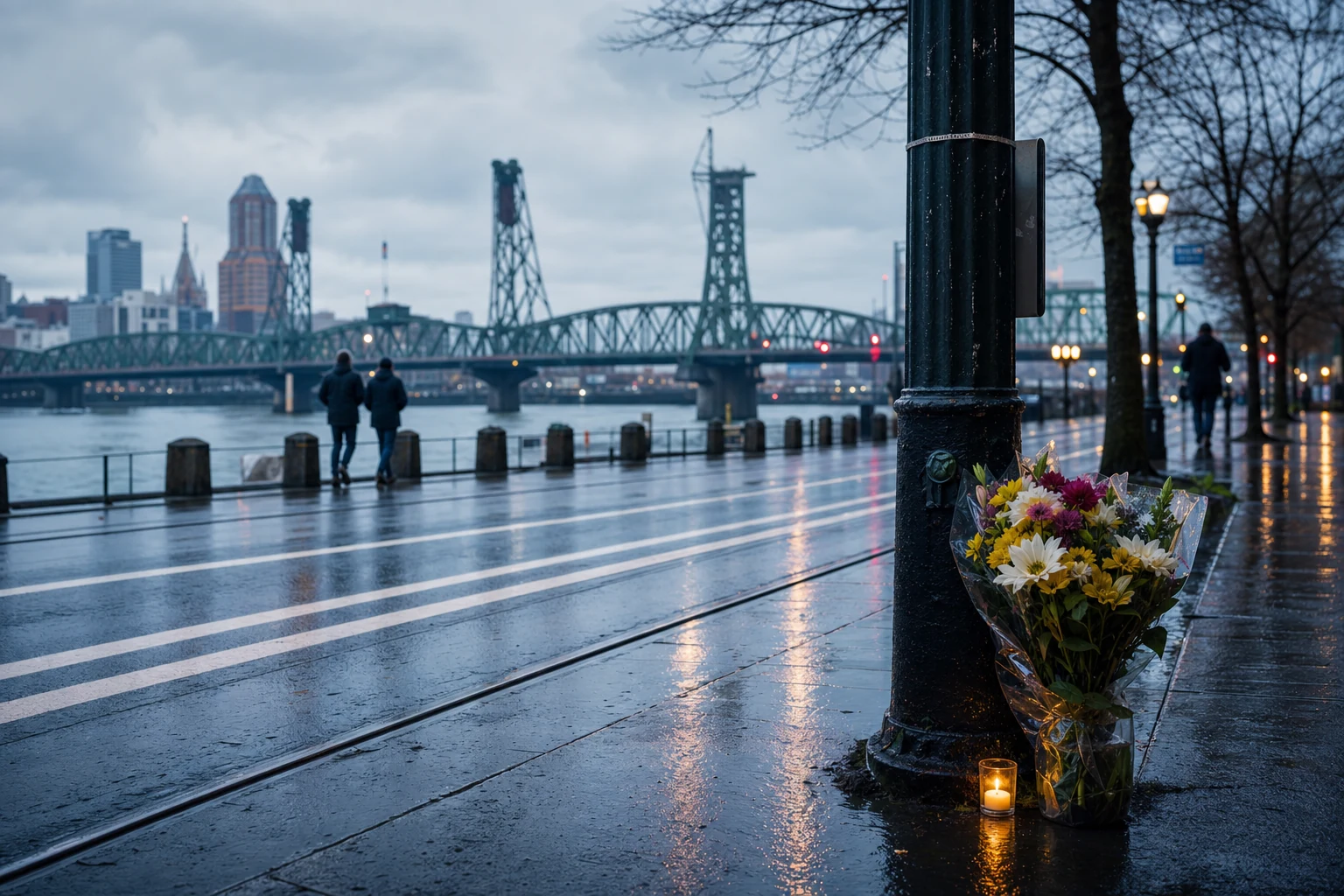 A chaotic car accident scene at night depicting a collision caused by a drunk driver with emergency response vehicles present.