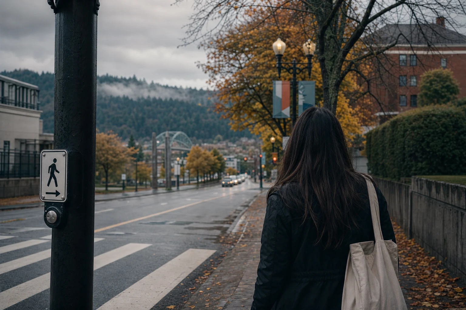An empathetic personal injury lawyer discussing the case with a pedestrian accident victim