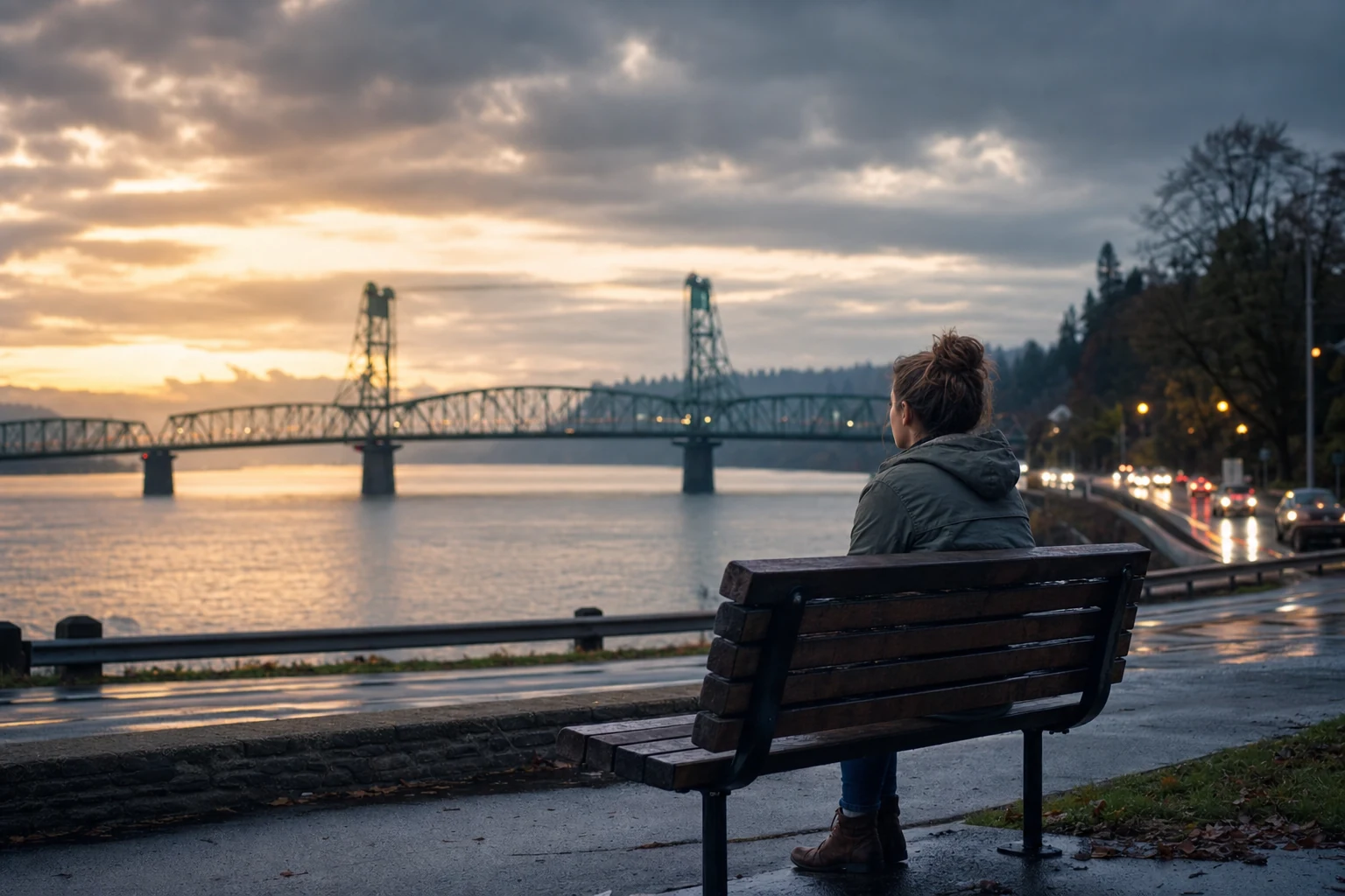 A confident and compassionate attorney discussing case details with a client who has been affected by a drunk driving accident.