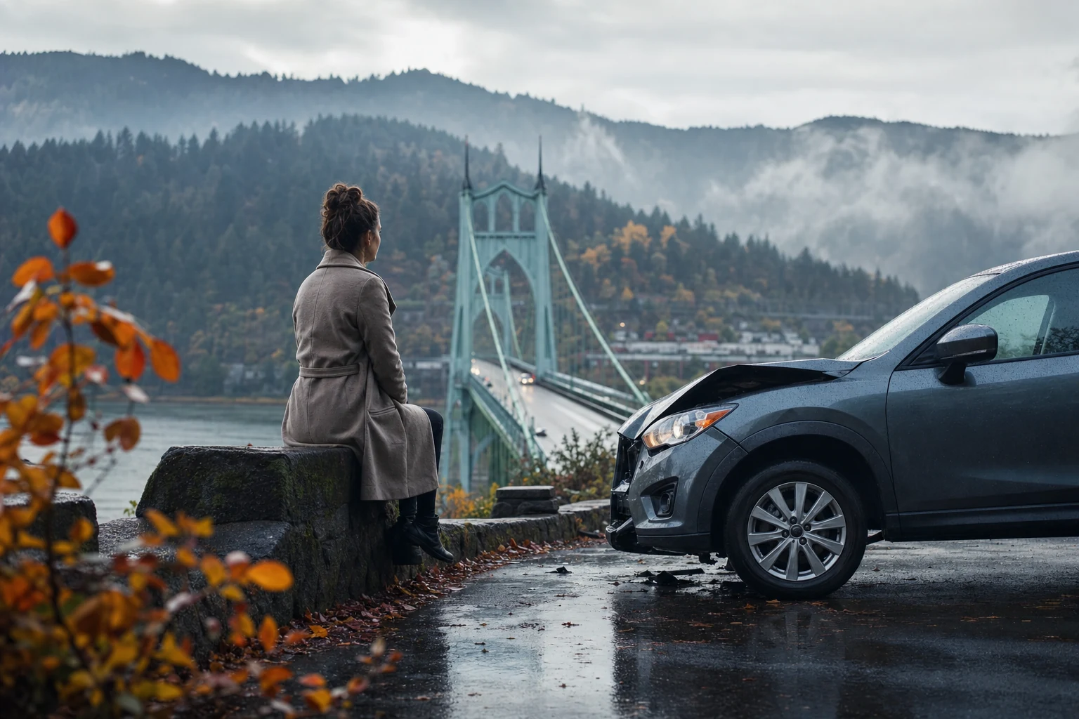 Alt-tag: "Oregon car accident claim process and insurance company role"