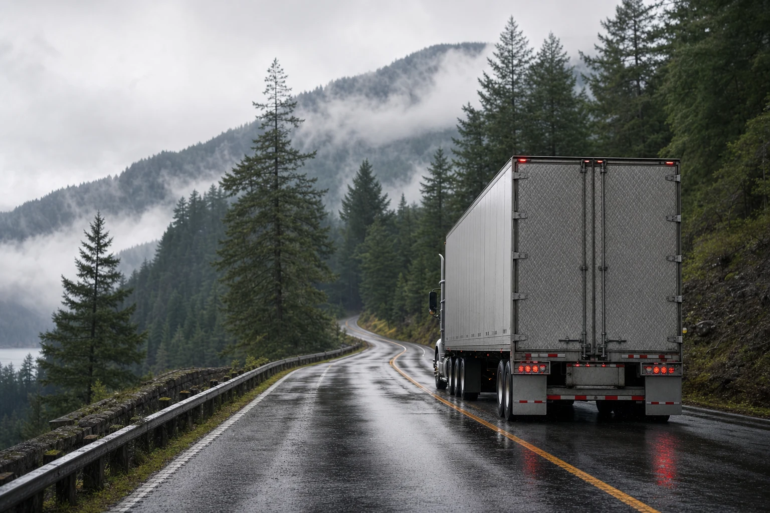 "Large truck accident on Oregon highway highlighting severity of injuries and recovery steps"