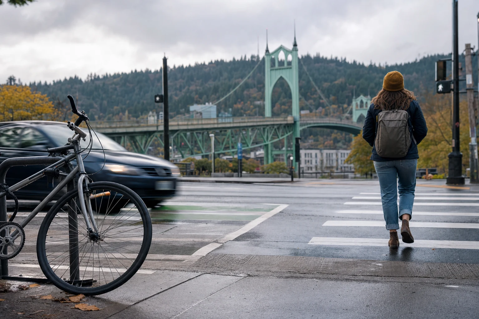 An attorney explaining to a client about insurance claims process following a bicycle accident