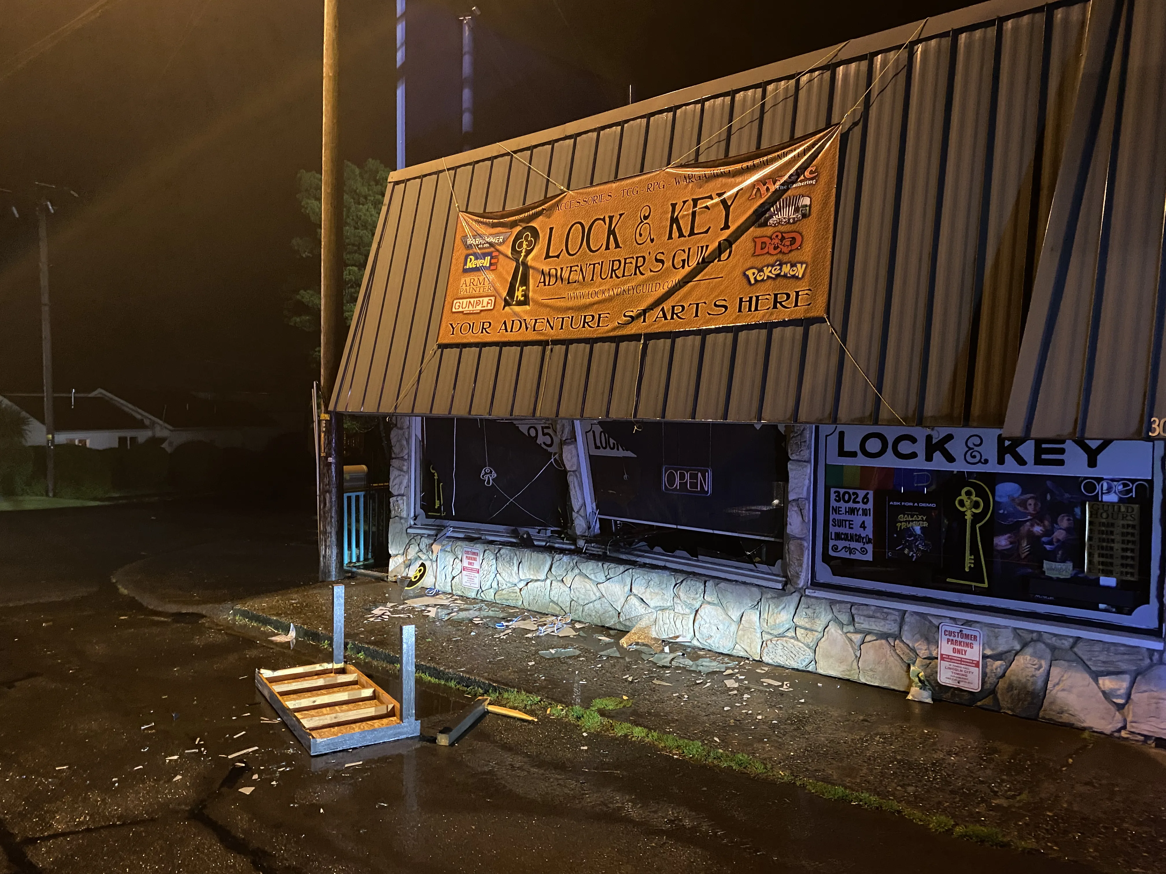 Local Business Struck by Fleeing DUII Driver in Hit-and-Run Incident